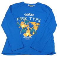 Cobaltově modré triko s pokémony PRIMARK