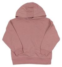 Starorůžová mikina s kapucí PRIMARK