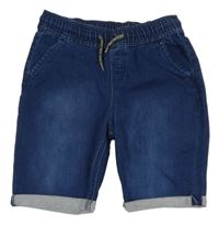 Tmavomodré teplákové riflové kraťasy Pepperts!