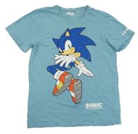 Modrošedé tričko se Sonicem C&A