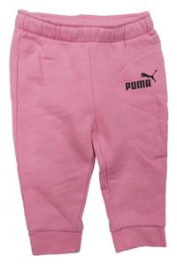 Růžové tepláky s logem PUMA