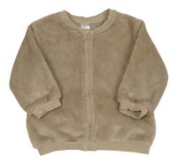 Béžová chlupatá bunda H&M