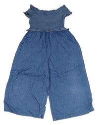 Modrý culottes overal riflového vzhledu M&S