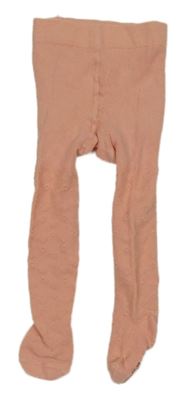 Růžové punčocháče se srdíčky Topomini