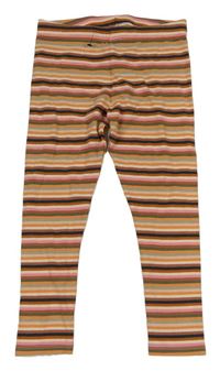 Barevné pruhované legíny