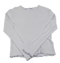 Lila žebrované triko Minoti