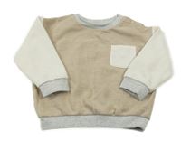 Béžovo-smetanová mikina s kapsou M&S