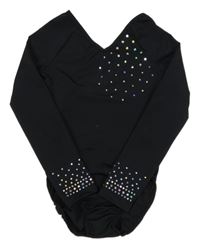 Černé cvičební body s puntíky