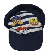 Tmavomodro-pruhovaná kšiltovka s Paw Patrol Nickelodeon