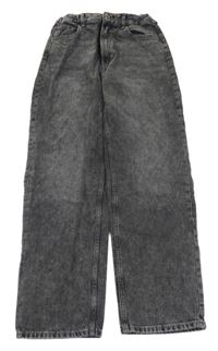 Antracitové loose fit rifle H&M
