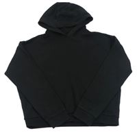 Černá crop mikina s kapucí F&F