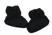 Černé šusťákové zateplené capáčky 