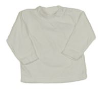 Bílé sametové triko C&A