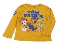 Okrové triko s Tlapkovou patrolou Nickelodeon