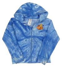 Modrá batikovaná propínací mikina s Lvím králem a kapucí Disney