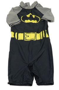 Černo-šedý UV overal s Batmanem 
