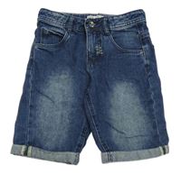 Tmavomodré riflové kraťasy Pocopiano