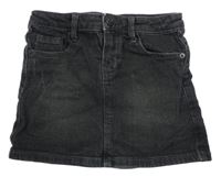 Černá riflová sukně kiabi