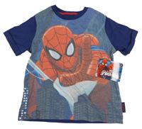Nové - tmavomodré tričko se Spidermanem Matalan