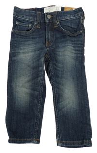 Nové - tmavomodré skinny rifle H&M
