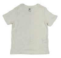 Bílé tričko H&M