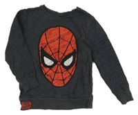 Antracitová mikina se Spidermanem zn. Marvel