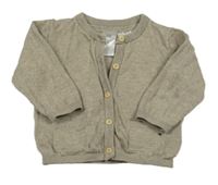 Béžový propínací svetr H&M