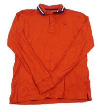 Červené polo triko s jelenem Dunnes Stores