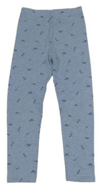 Světlemodré spodní kalhoty s diny Topolino