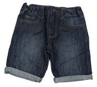 Tmavomodré riflové kraťasy Denim Co.