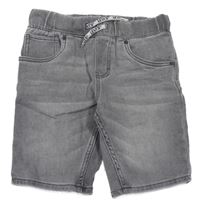 Šedé teplákové skinny riflové kraťasy Levi´s