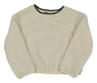 Smetanová huňatá mikina Jack Wolfskin