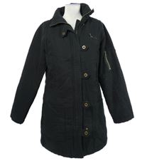 Dámský černý riflový zimní kabát Boysen´s 