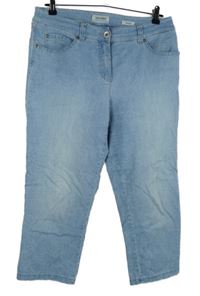 Dámské světlemodré vzorované capri rifle Gerry Weber 