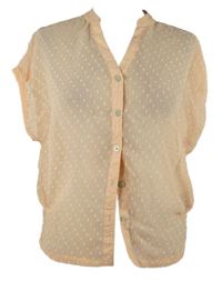 Dámská světlerůžová vzorovaná šifonová halenka Brodway 