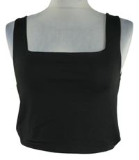 Dámský černý crop top Amisu 