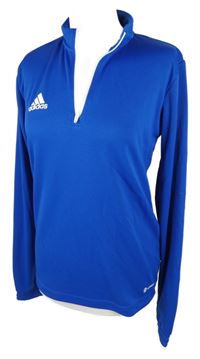 Pánská safírová sportovní funkční mikina Adidas 