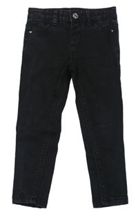 Černé skinny rifle Denim Co