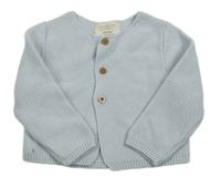 Světlemodrý propínací svetr Primark