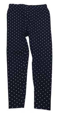 Tmavomodré puntíkaté legíny Kiki&Koko