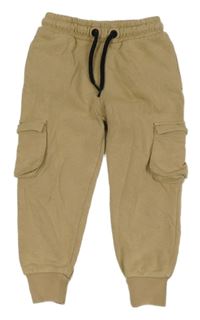 Béžové cargo tepláky Next