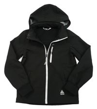 Černá softshellová bunda s kapucí H&M