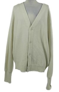 Pánský smetanový propínací vlněný svetr Nike