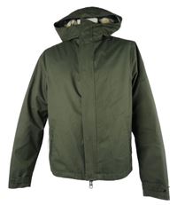 Pánská khaki šusťáková celoroční bunda s kapucí Ciesse Puimini