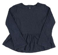 Tmavomodrá halenka riflového vzhledu George