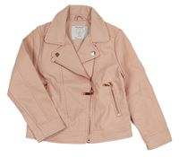 Světlerůžová koženková bunda Primark