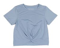 Světlemodré sportovní crop tričko Primark