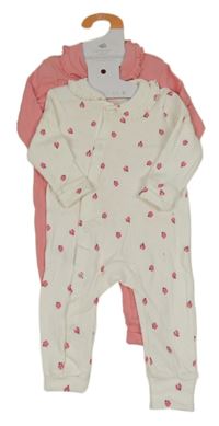 Nové - 2x žebrovaný overal Primark