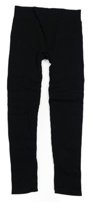 Černé žebrované legíny Peacocks 