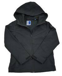 Černá softshellová bunda s kapucí Jack & Jones